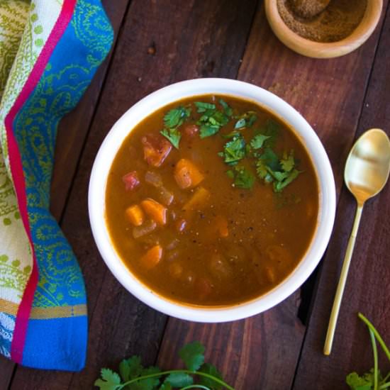 Moroccan Tomato & Chickpea Soup