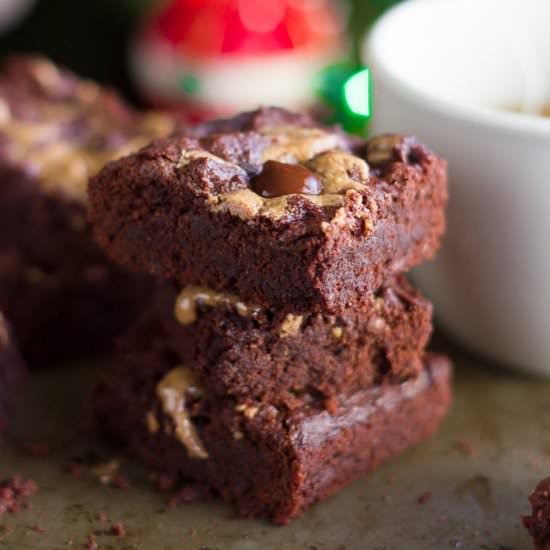 Vegan Peppermint Brownies