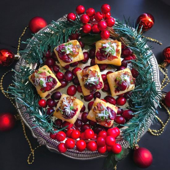 Baked Cranberry-Bacon Bites