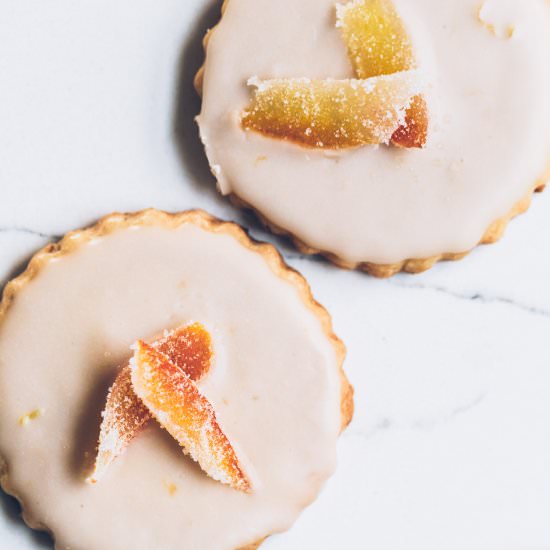 Grapefruit-Fennel Shortbread Cookie