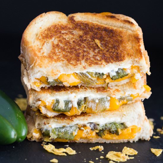 Jalapeno Popper Grilled Cheese