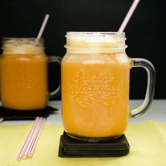 Blended Thai Tea Frappe