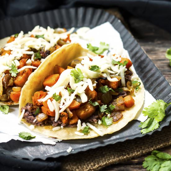 Black Bean & Sweet Potato Tacos