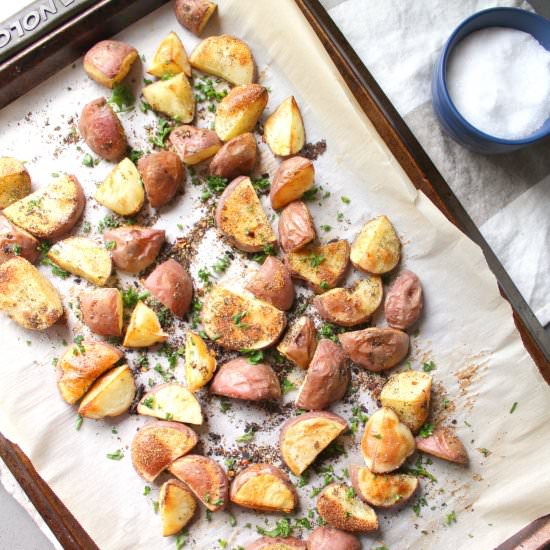 No Oil Roasted Potatoes