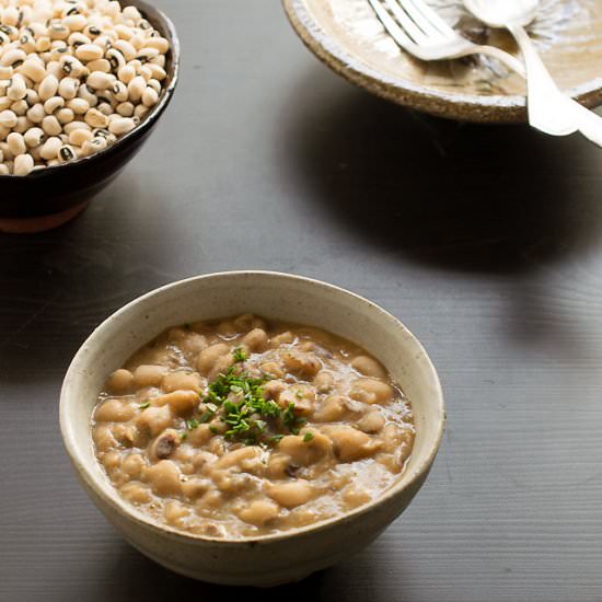 Vegan Creamy Black-eyed Peas