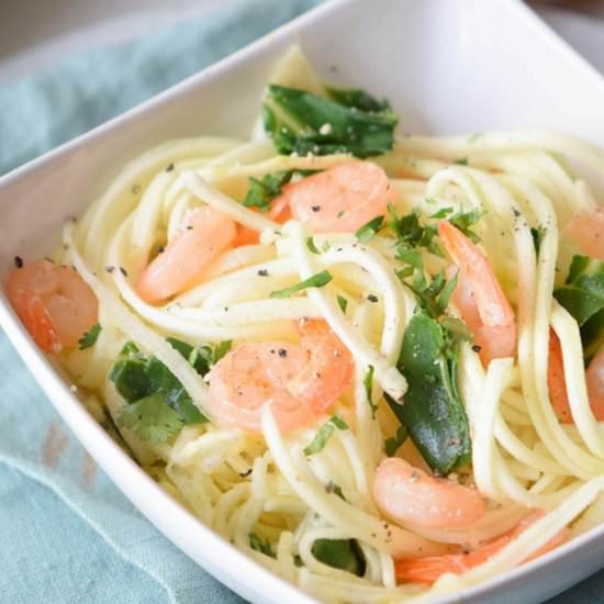 Paleo Shrimp Zoodles