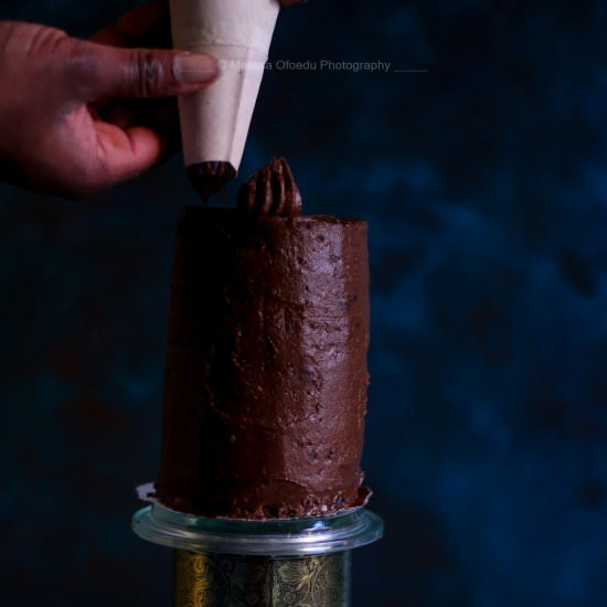 No Bake Chocolate Hazelnut Cake