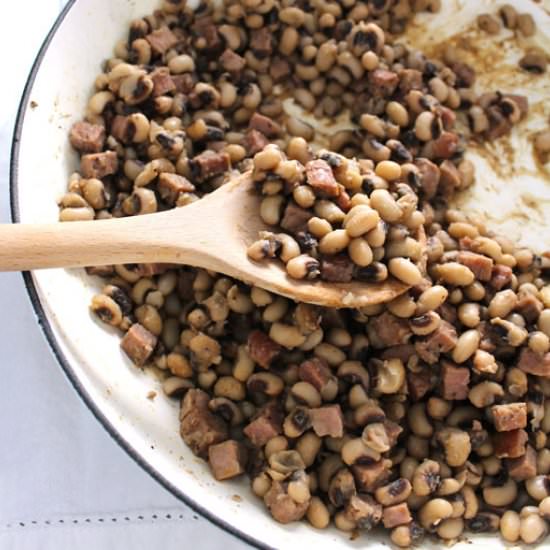 Spicy Southern Black Eyed Peas