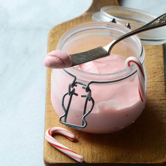 5-Minute Candy Cane Dip or Spread