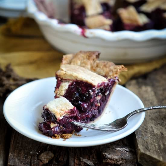 Huckleberry Plum Pie