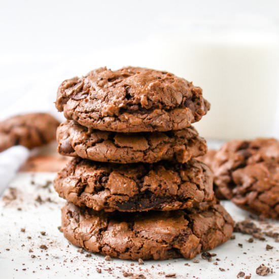 Peanut Butter Fudge Cookies