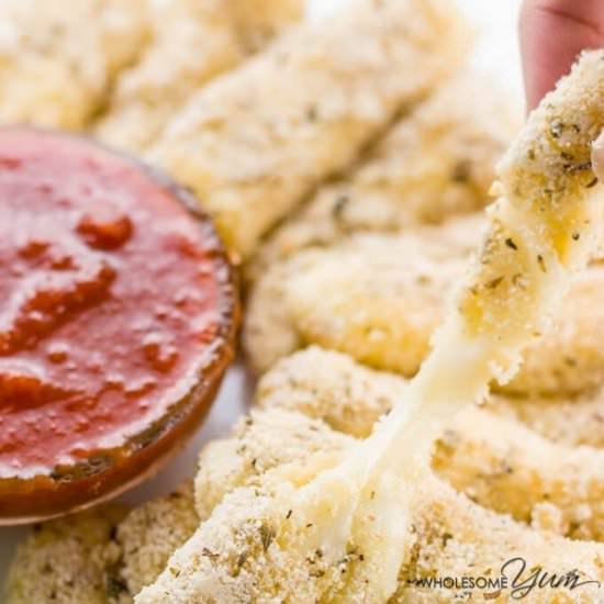 Low Carb Mozzarella Sticks (GF)