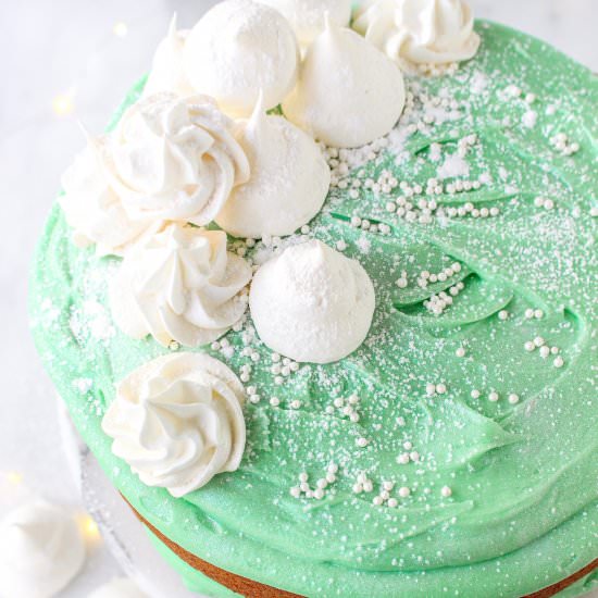 Pistachio and White Chocolate Cake