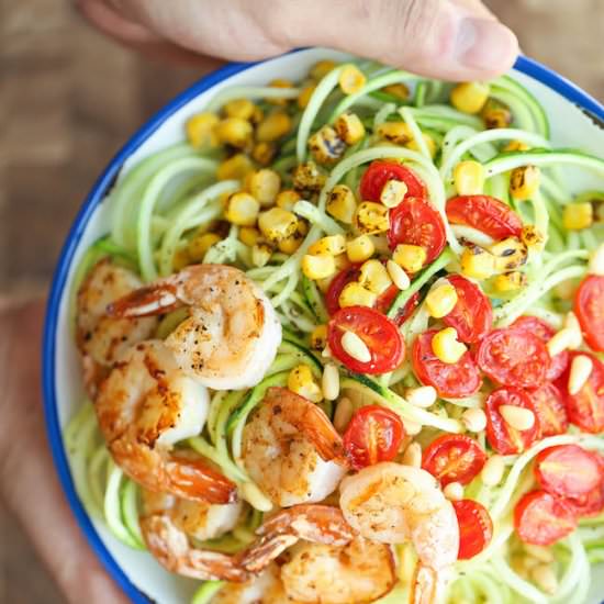 Shrimp Zucchini Noodles