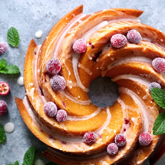 Cranberry Orange Bundt Cake