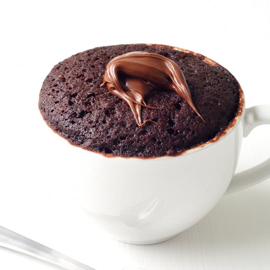Nutella Chocolate Mug Cake