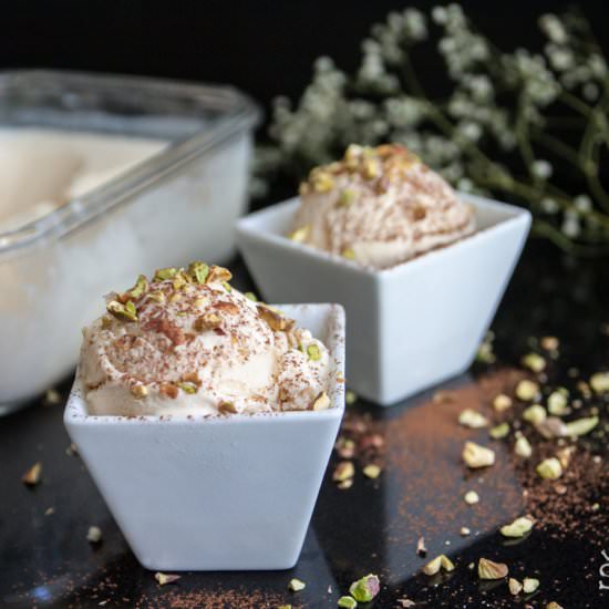 Ginger, Honey and Lemon Ice Cream