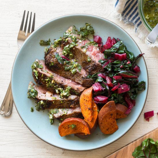 Steaks with Chimichurri