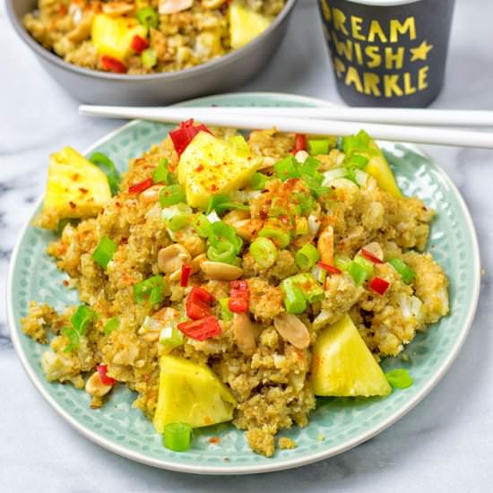 Green Curry Detox Cauliflower Rice