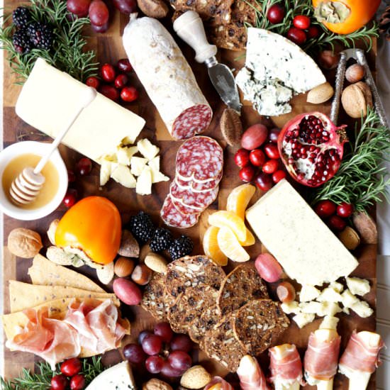 Winter Harvest Cheese Board