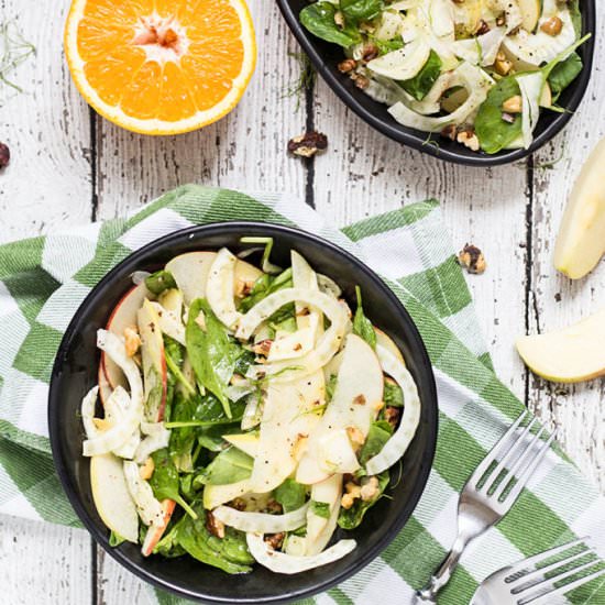 Apple, Fennel and Walnut Salad