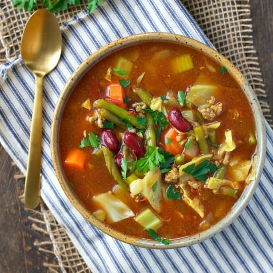 Slow Cooker “Cabbage Patch” Soup