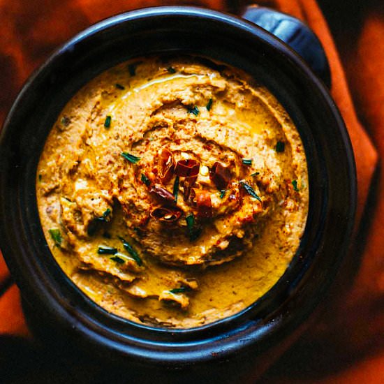 Chipotle Black Eyed Peas Hummus