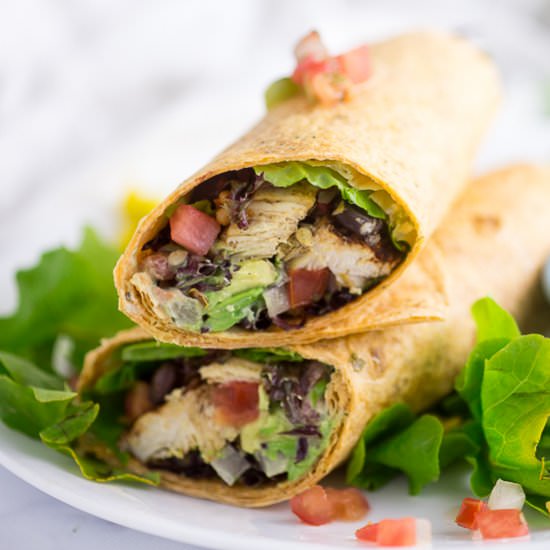 Southwest Chicken Wraps