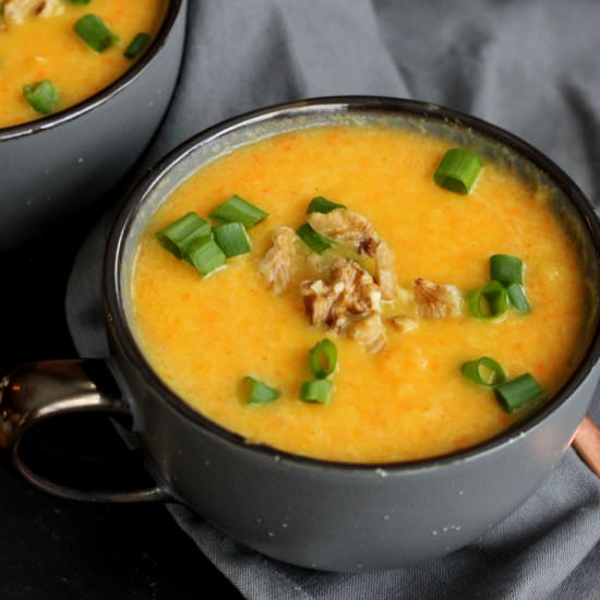 Ginger Carrot and Parsnip Soup