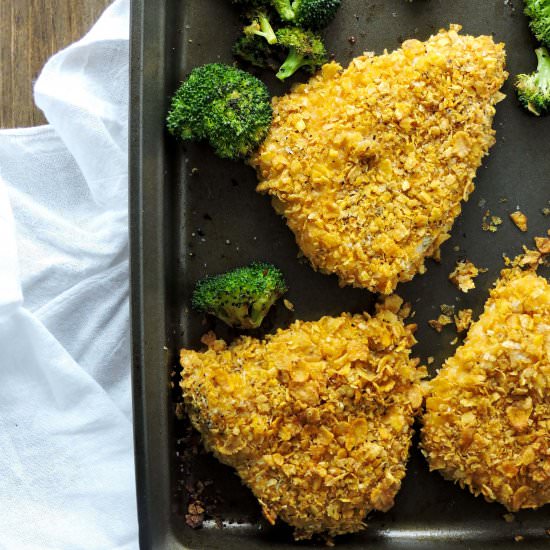 Crispy Chicken & Spicy Broccoli