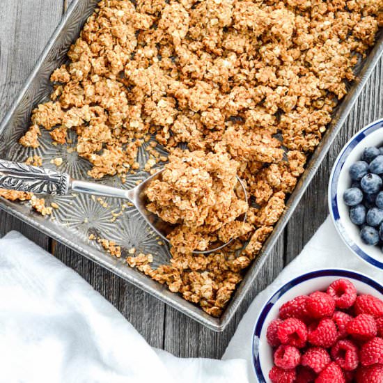 Healthy Peanut Butter Granola