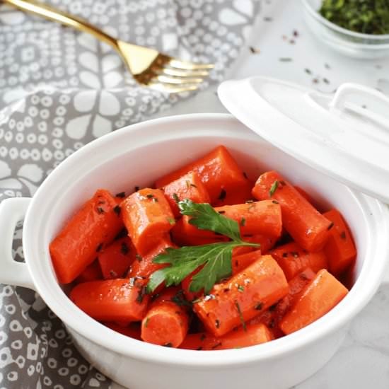 Glazed Carrots with Herbs