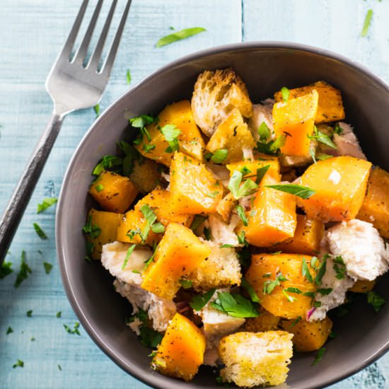 Roasted Butternut Squash & Chicken
