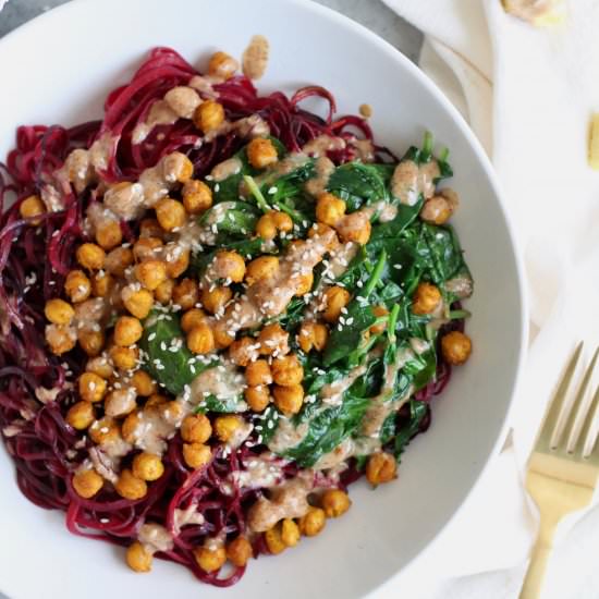 Beet Noodle Bowls