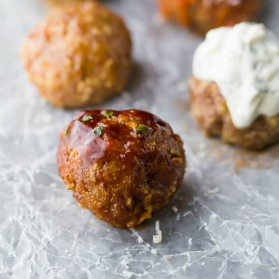 Healthy Baked Turkey Meatballs