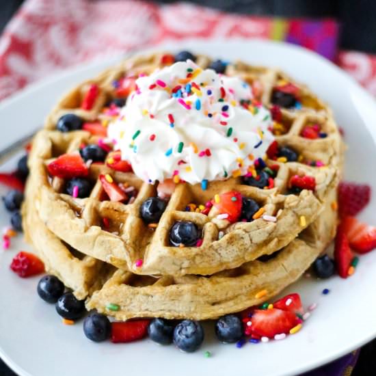 Simple Vegan Waffles