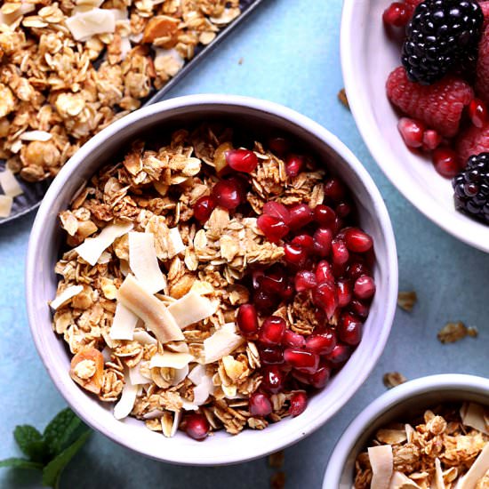Macadamia Coconut Granola