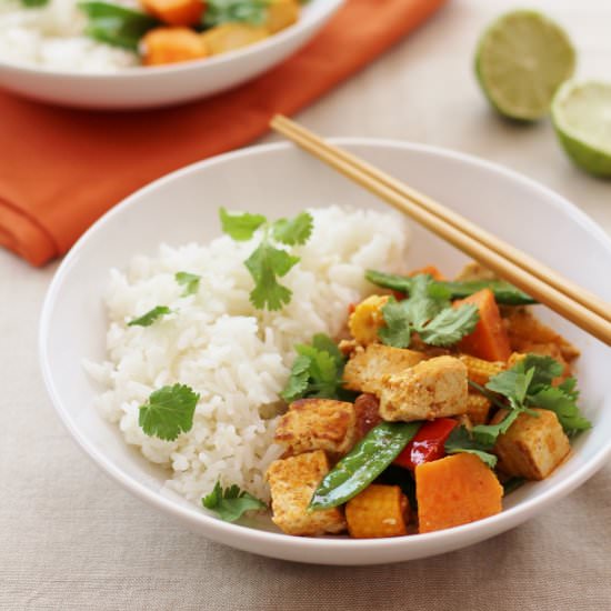 Thai Red Tofu & Sweet Potato Curry