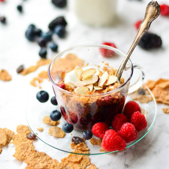 Very Berry Breakfast Cereal Crumble