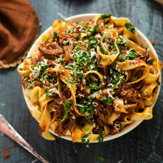 Slow Cooker Short Rib Ragu