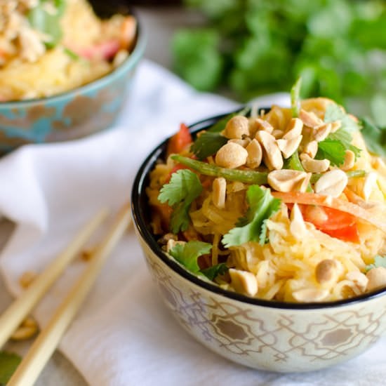 Thai Style Spaghetti Squash