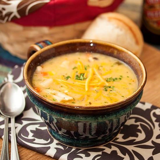 Cheesy Chicken & Corn Chowder