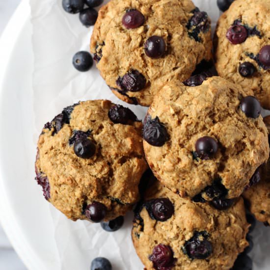 Blueberry Oat Muffins