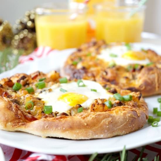 Personal Brunch Pizzas