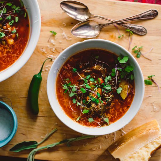 Vegetable Turmeric Tomato Soup