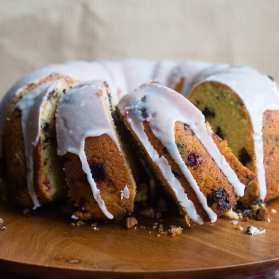 Orange Cranberry Chocolate Bundt