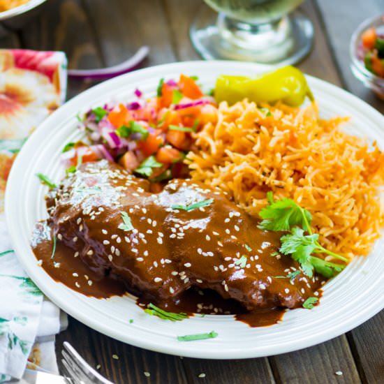 Crockpot Chicken Mole