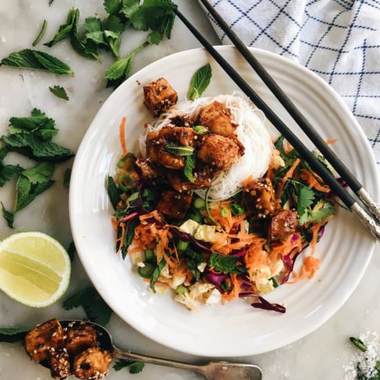 Chilli Sesame Tofu Bowls