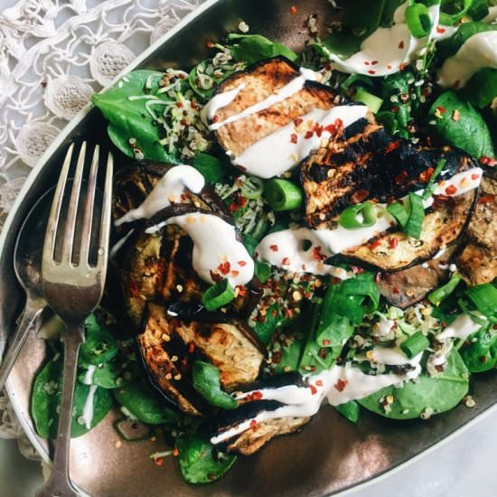 Grilled Eggplant Salad
