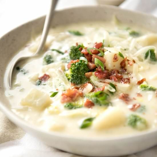 BROCCOLI AND POTATO SOUP